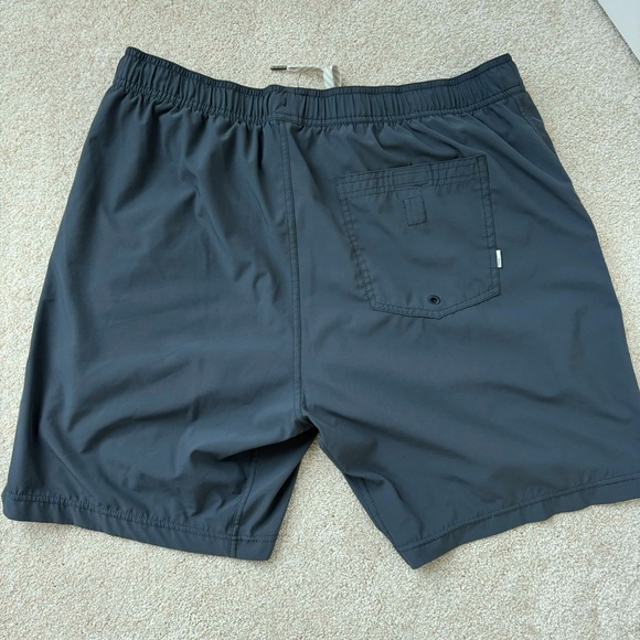Vuori Men's Dark Gray Athletic Shorts - Picture 2 of 5